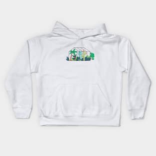 Tropical greenhouse Kids Hoodie